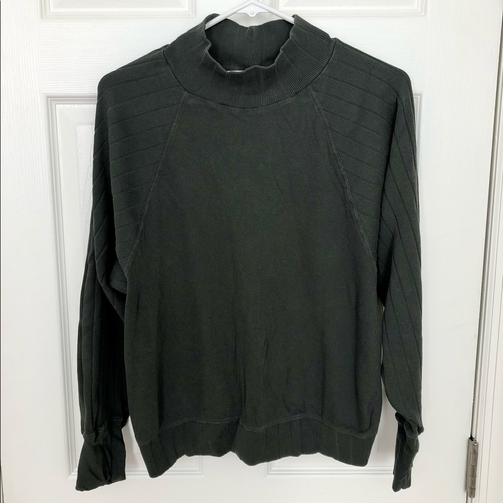 Free People Mock Neck Top